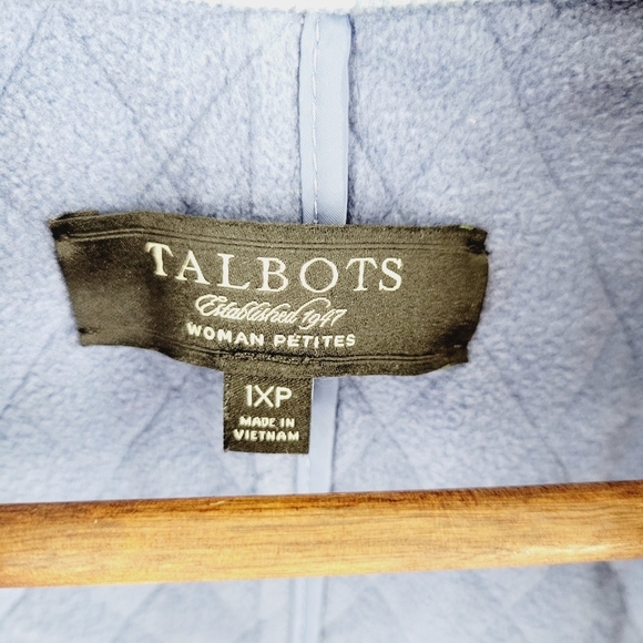 ❤️ Talbot's light blue quilted vest size 1XP - Picture 9 of 11